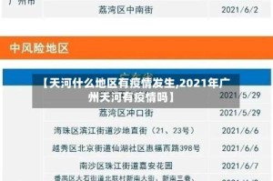 【天河什么地区有疫情发生,2021年广州天河有疫情吗】