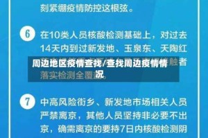 周边地区疫情查找/查找周边疫情情况