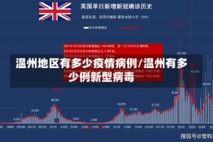温州地区有多少疫情病例/温州有多少例新型病毒