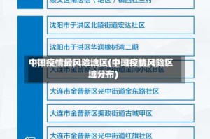 中国疫情最风险地区(中国疫情风险区域分布)