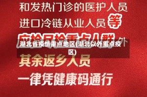 湖北省疫情重点地区(湖北以外重点疫区)