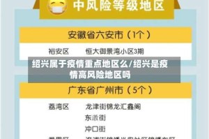 绍兴属于疫情重点地区么/绍兴是疫情高风险地区吗