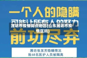 潍坊市疫情高点地区(山东潍坊市疫情区吗)
