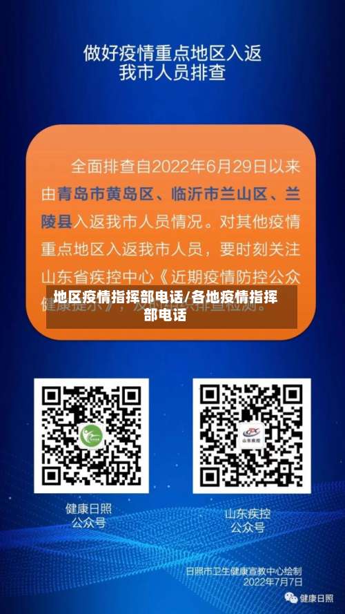 地区疫情指挥部电话/各地疫情指挥部电话-第1张图片