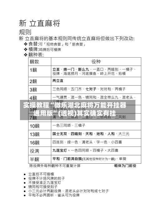 实操教程“微乐湖北麻将万能开挂器通用版”(透视)其实确实有挂-第1张图片