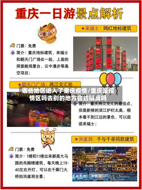 哪些地区进入了重庆疫情/重庆是疫情区吗去别的地方会给隔离吗-第1张图片