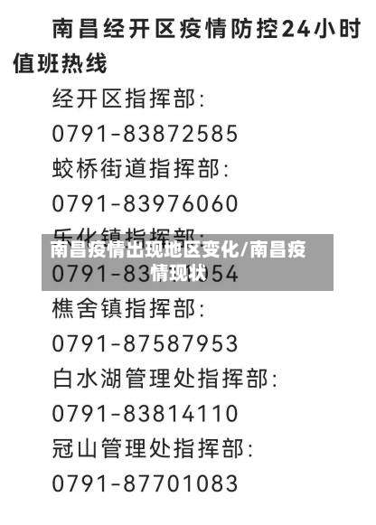南昌疫情出现地区变化/南昌疫情现状-第2张图片