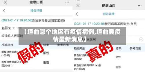 【垣曲哪个地区有疫情病例,垣曲县疫情最新消息】-第2张图片