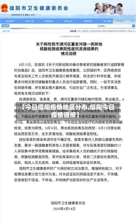 【今日信阳疫情地区分布,信阳今日疫情通报】-第2张图片