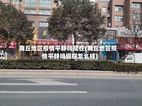 商丘地区疫情平静吗现在(商丘地区疫情平静吗现在怎么样)-第2张图片
