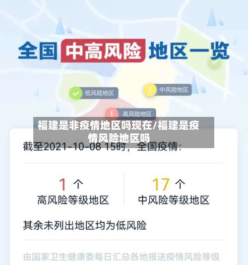 福建是非疫情地区吗现在/福建是疫情风险地区吗-第2张图片